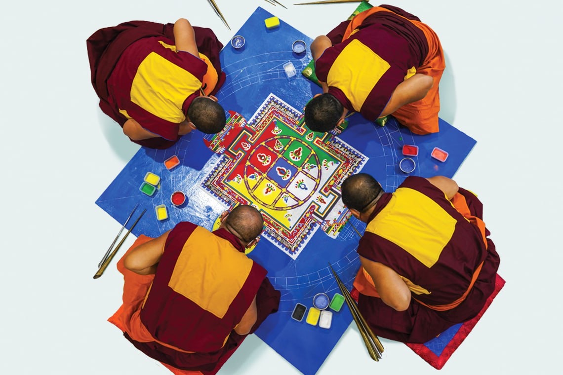 Буддийский фестиваль благой удачи