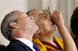 Обращение Президента США Джорджа Буша по случаю вручения Далай-ламе Золотой медали Конгресса США