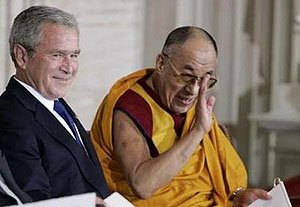 Обращение Президента США Джорджа Буша по случаю вручения Далай-ламе Золотой медали Конгресса США