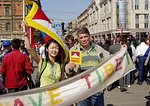 Акции в поддержку Тибета в России и СНГ