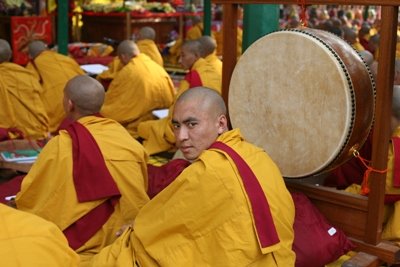 В Бодхгайе  проходит большой молитвенный фестиваль линии Кагью