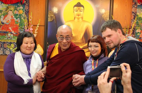 Далай-лама: пресс-конференция для российских СМИ