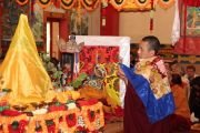 В Калмыкии в рамках грандиозного ритуала освящения главного буддийского храма провели приумножающую огненную пуджу