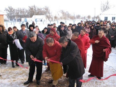 Тэло Тулку Ринпоче освятил новый буддийский храм в Бага Буруле