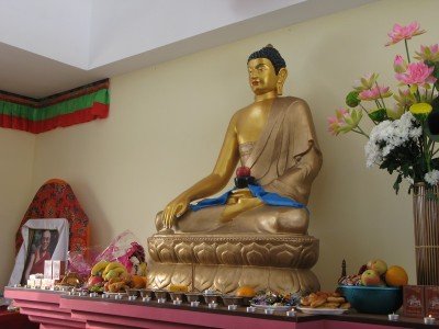 Тэло Тулку Ринпоче освятил новый буддийский храм в Бага Буруле