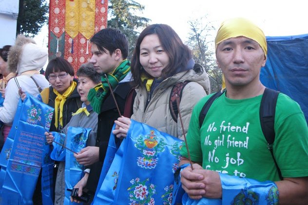 Первые дни паломников из Калмыкии в Индии Первые дни паломников из Калмыкии в Индии