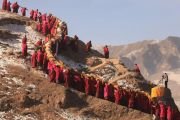 Фото. В тибетском монастыре Лабранг начался молитвенный фестиваль