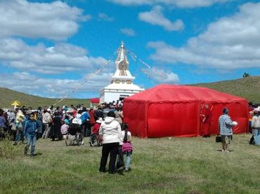 В Бурятии освятили ступу Будды Медицины