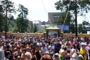 Фото. Тибетские монахи монастыря Дрепунг Гоманг (Индия) построили в Чите мандалу Манджушри
