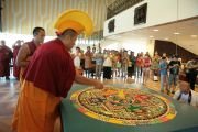 Фоторепортаж. В Улан-Удэ разрушили песочную мандалу Манджушри