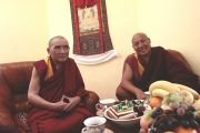 20 лет спустя − представитель Е.С. Далай-ламы Наванг Рабгьял и геше Лхакдор прибыли в Туву