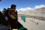 Фото. Последователи линии друкпа кагью посадили 100 тысяч деревьев за один час
