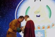 Празднование пятнадцатилетия института Камбы-ламы (верховного ламы) Республики Тыва.