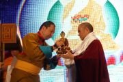 Празднование пятнадцатилетия института Камбы-ламы (верховного ламы) Республики Тыва.