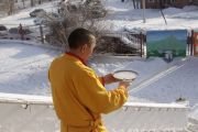 Фоторепортаж. В Туве отметили праздник 1000 лампадок