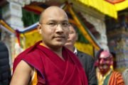 Фоторепортаж. Семнадцатый Кармапа посетил чам Гуру Ринпоче в бутанском монастыре