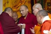 Фоторепортаж. Семнадцатый Кармапа посетил чам Гуру Ринпоче в бутанском монастыре