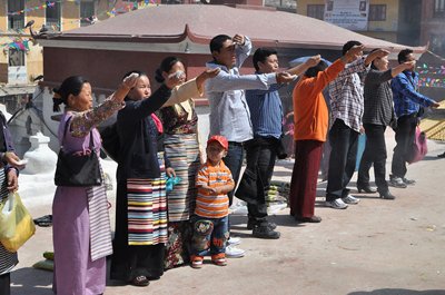 Молитвенные флаги Тибета. Размещение и обращение с ними