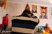 Молодежь Тувы принимает обеты буддиста-мирянина