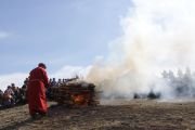 Буддисты Тувы провели  традиционный обряд призывания удачи