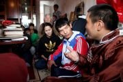 Фото. В Туве члены молодежного движения «Субедей» приняли обет буддиста-мирянина