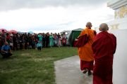 Фоторепортаж. Ступы Намгьялмы и Лхабаб чортен возведены в Туве под руководством досточтимого Шивалха Ринпоче