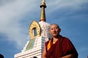 Фоторепортаж. Ступы Намгьялмы и Лхабаб чортен возведены в Туве под руководством досточтимого Шивалха Ринпоче