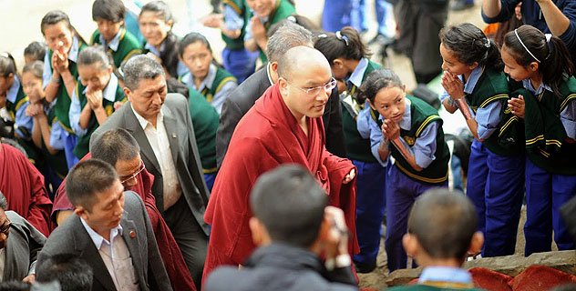 Гьялванг Кармапа принял участие в праздновании годовщины основания Тибетской детской деревни