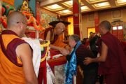 Фото. В Калмыкии провели большой молебен о долголетии Ело Ринпоче