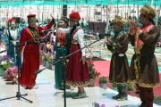 Калмыцкие паломники совершили подношение танца 722 божествам мандалы Калачакры
