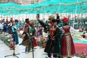 Калмыцкие паломники совершили подношение танца 722 божествам мандалы Калачакры