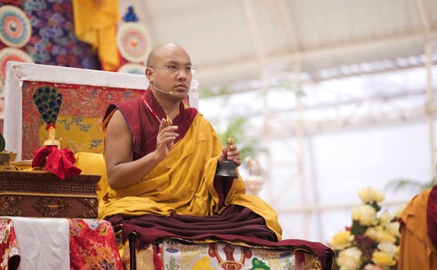 Накануне 32-го молитвенного собрания линии кагью Кармапа дарует в Бодхгае цикл особых посвящений