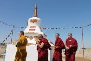 Открытие ступы Просетления в поселке Шатта Ики-Бурульского района