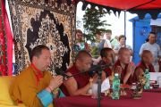 Фото. Тэло Тулку Ринпоче освятил ступу Совершенной победы в Астраханской области