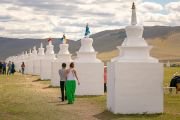 Статуи восьми божеств подарили Анинскому дацану в Бурятии в праздник 108 субурганов