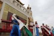Фото. В главном храме Калмыкии проведен ритуал призывания удачи и благополучия