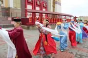 Фото. В главном храме Калмыкии проведен ритуал призывания удачи и благополучия
