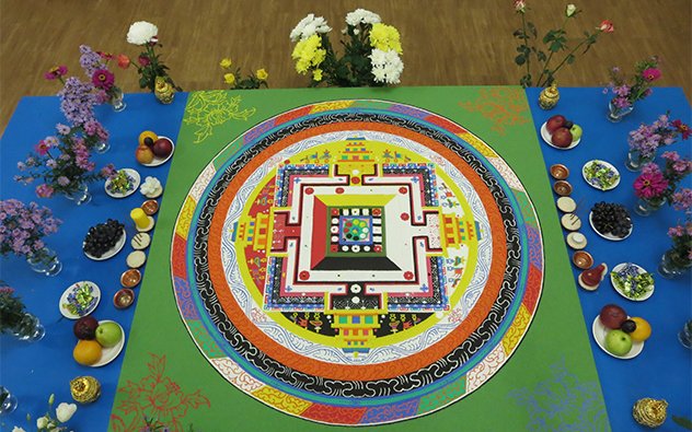 Завершив программу в п. Красная Поляна, монахи традиции Джонанг возведут мандалу Калачакры в Самаре