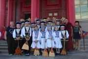 В Калмыкии совершили грандиозное музыкальное подношение Его Святейшеству Далай-ламе и Трем Драгоценностям