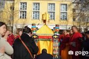 Монастырь Гандан Тегченлинг в Монголии представил в Улан-Баторе нетленное тело монаха Цоржа Санжжава Чимэдцэрэна