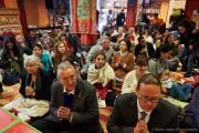 Члены дхарма-центра «Текчок Линг» в ходе встречи с Его Святейшеством Кармапой  XVII. Лозанна, Швейцария. 20 мая 2016 г.