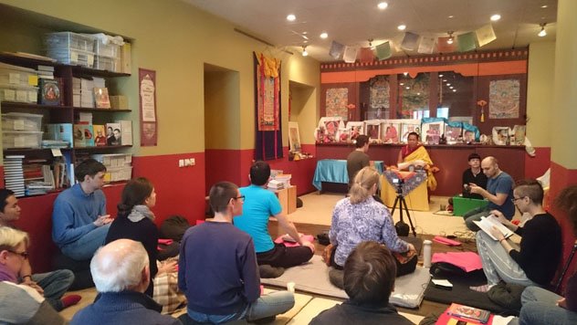 Изучение «Бодхичарья-аватары» с геше Джампой Дакпой в Москве