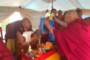 Досточтимый Шивалха Ринпоче провел в Монголии учения для учеников из Тувы