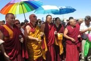 Чадо Тулку Ринпоче даровал в Калмыкии учения и принял участие в открытии ступы Калачакры
