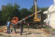 В Москве продолжаются работы по строительству Ступы Просветления
