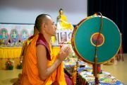 Фоторепортаж. Монахи монастыря Таши Лхунпо возводят песочную мандалу Авалокитешвары в Краснодаре
