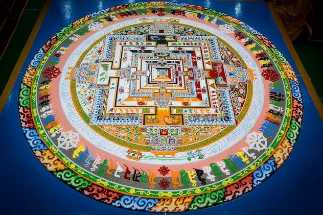 На обновленном сайте «Калачакра – Круг времени» появился раздел «Мандала»