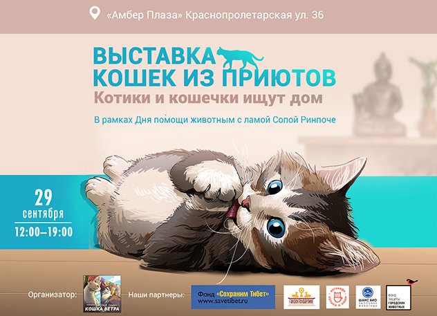 День помощи животным с ламой Сопой Ринпоче. Регистрация