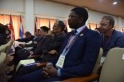 Мхулеко Хленгва, депутат парламента ЮАР, член партии свободы Инката, во время Восьмой международной конференции групп поддержки Тибета. Дхарамсала, Индия. 3 ноября 2019 г. Фото: ЦТА.