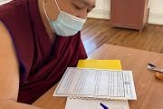 Бурятские студенты монастыря Дрепунг Гоманг сдали ежегодные экзамены на родине